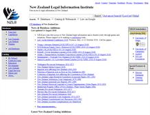 Tablet Screenshot of nzlii.austlii.edu.au
